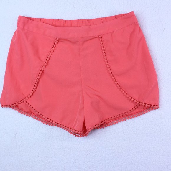JESSICA SIMPSON WOMEN'S‎ SHORTS SIZE SMALL CORAL - Picture 1 of 8